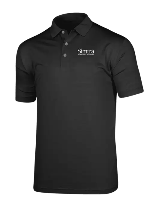 Callaway Vibrant Black Ventilated Polo w/Simtra Logo