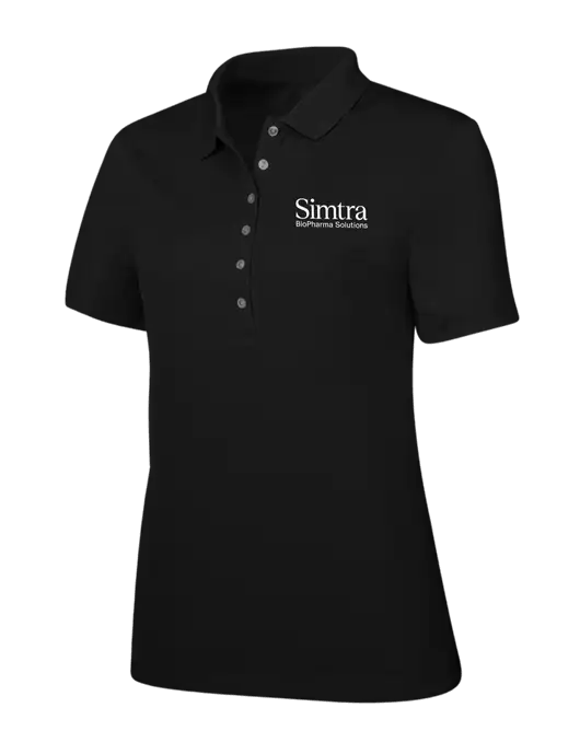 Callaway Womens Ottoman Black Polo w/Simtra Logo