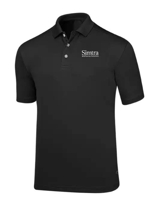 Callaway Core Black Performance Polo w/Simtra Logo