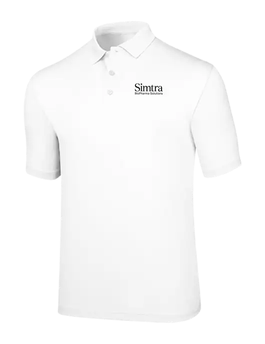 Callaway Opti-Dri White Chev Polo w/Simtra Logo