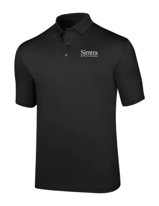 Callaway Opti-Dri Black Chev Polo w/Simtra Logo