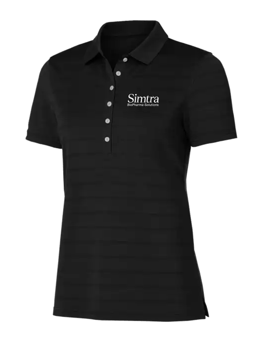 Callaway Womens Black Ventilated Polo w/Simtra Logo