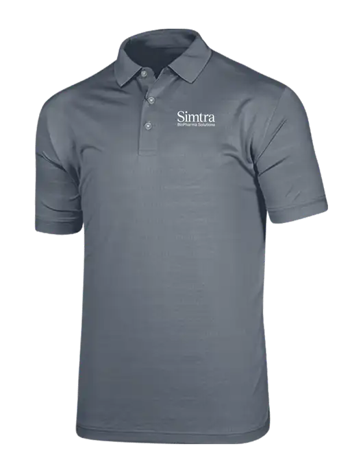 Callaway Vibrant Light Grey Ventilated Polo w/Simtra Logo