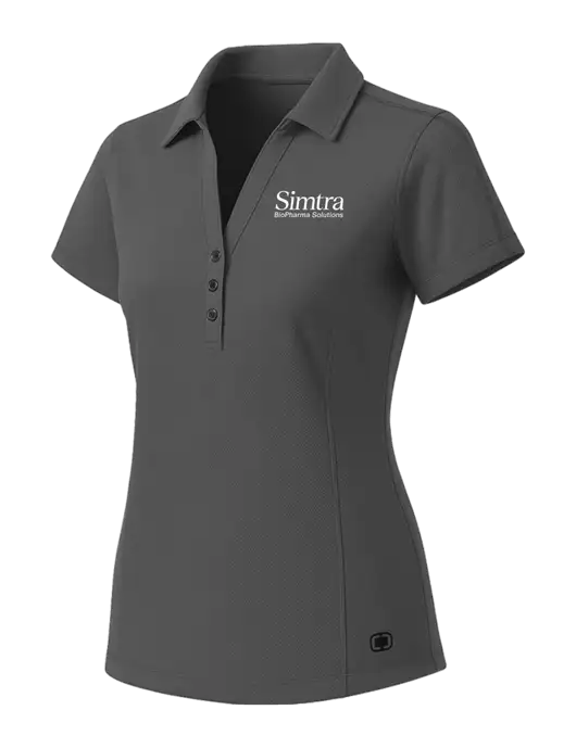 OGIO Womens Medium Grey ONYX Polo w/Simtra Logo