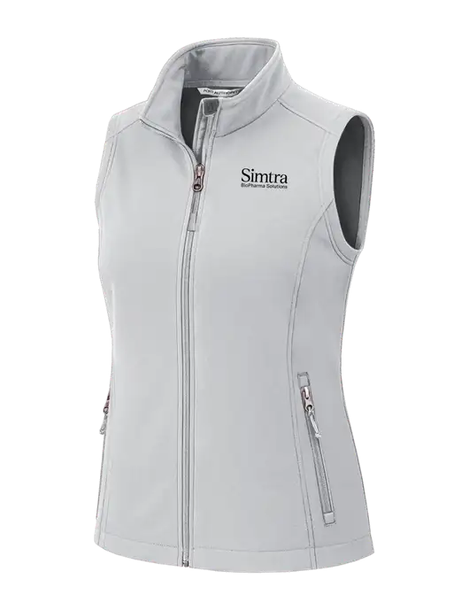 Marshmellow Womens Core Soft Shell Vest w/Simtra Logo