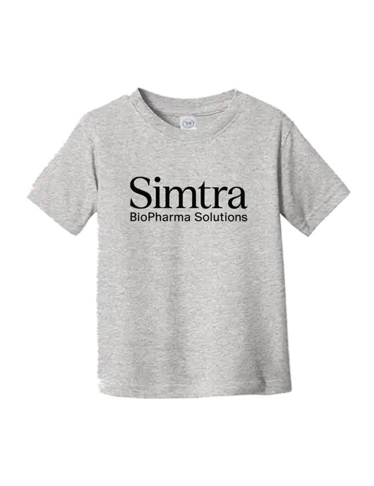 Rabbit Skins Light Grey Heather Toddler Fine Jersey Tee w/Simtra Logo
