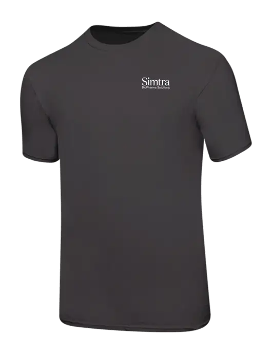 Ring Spun Charcoal 4.5 oz T-Shirt w/Simtra Logo