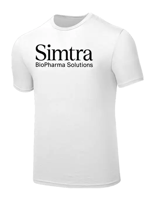 Seriously Soft White T-Shirt w/Simtra Logo