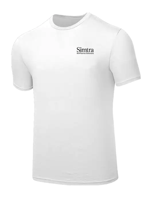 Seriously Soft White T-Shirt w/Simtra Logo