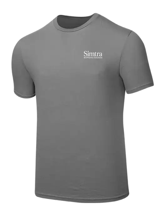 Seriously Soft Medium Grey T-Shirt w/Simtra Logo