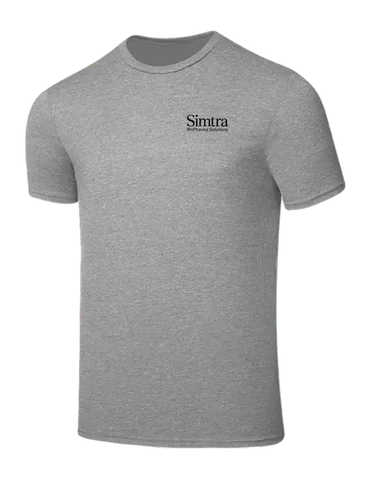 Seriously Soft Light Heather Grey T-Shirt w/Simtra Logo