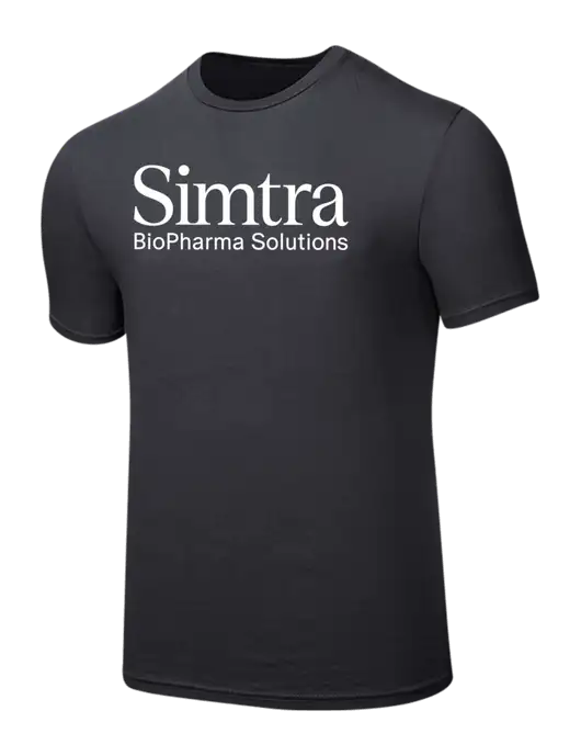 Seriously Soft Charcoal T-Shirt w/Simtra Logo