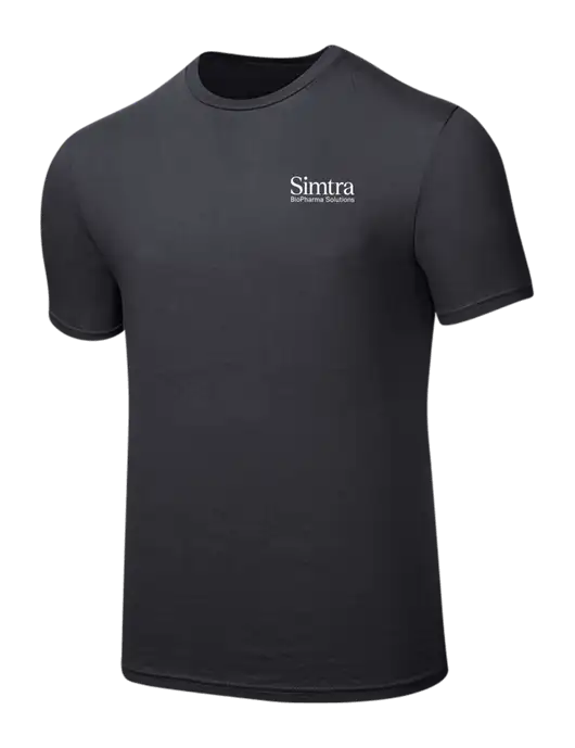 Seriously Soft Charcoal T-Shirt w/Simtra Logo
