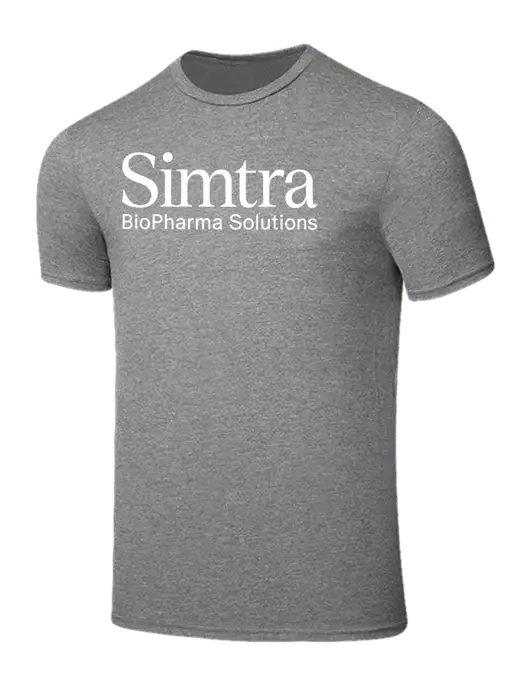 Seriously Soft Grey Frost T-Shirt w/Simtra Logo
