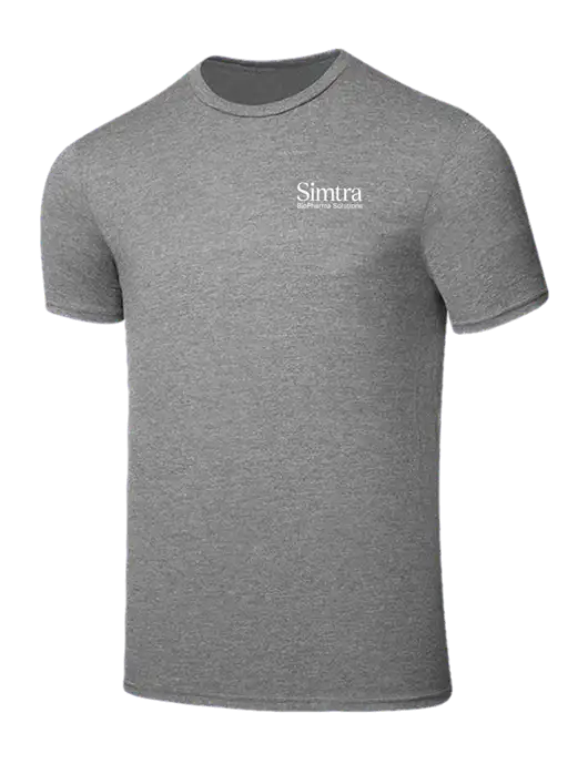 Seriously Soft Grey Frost T-Shirt w/Simtra Logo