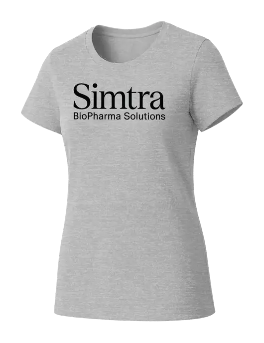 Womens Seriously Soft Light Heathered Grey T-Shirt w/Simtra Logo