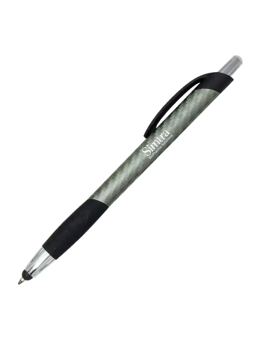 Sunray Gunmetal Stylus Pen w/Simtra Logo