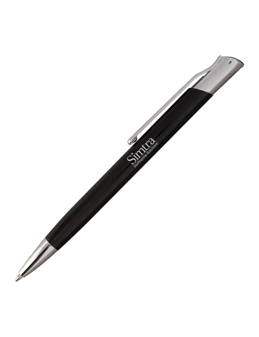San Malo Black Pen - Black Ink w/Simtra Logo