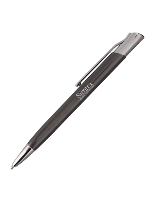 San Malo Gunmetal Pen - Black Ink w/Simtra Logo