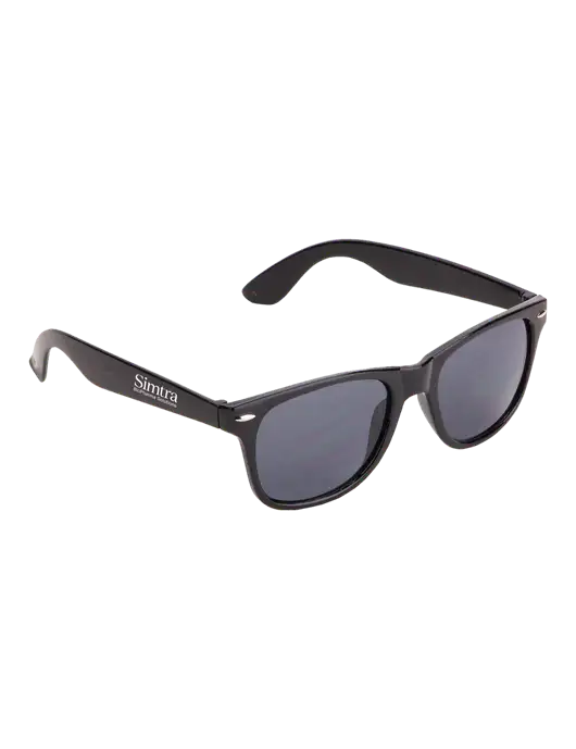 Daytona Black Sunglasses w/Simtra Logo
