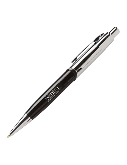 Chimera Black Pen - Black Ink w/Simtra Logo