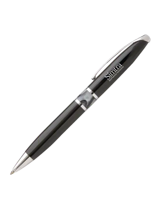 Illusion Black Pen - Black Ink w/Simtra Logo