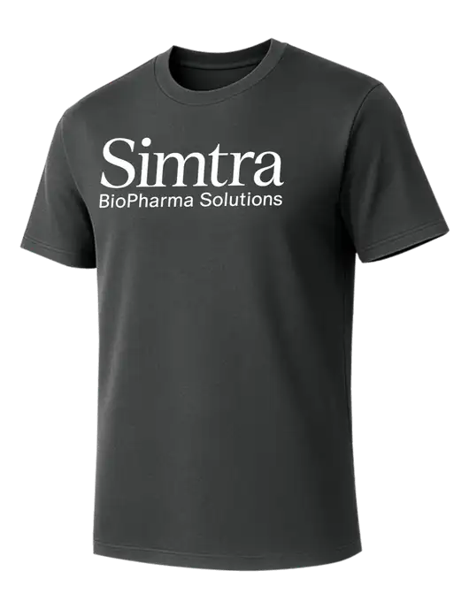 Allmade Charcoal Grey Organic Cotton Tee w/Simtra Logo