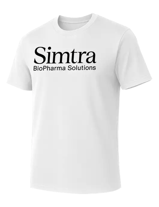 Allmade Bright White Organic Cotton Tee w/Simtra Logo