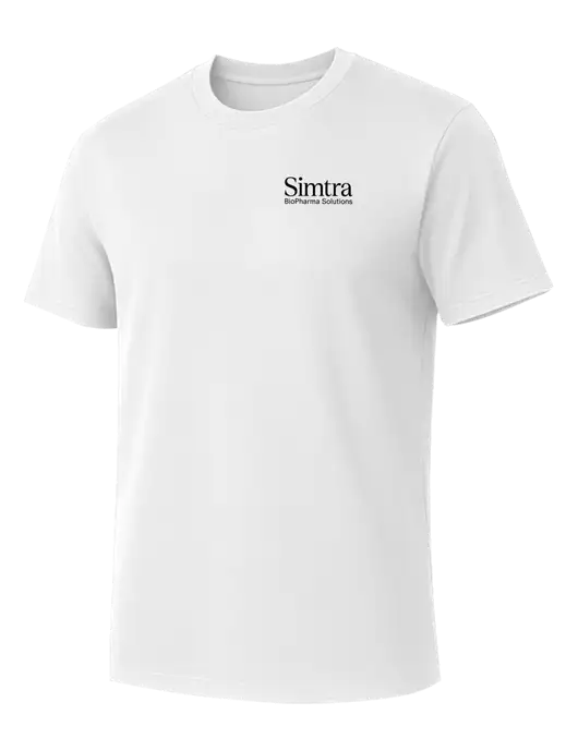 Allmade Bright White Organic Cotton Tee w/Simtra Logo
