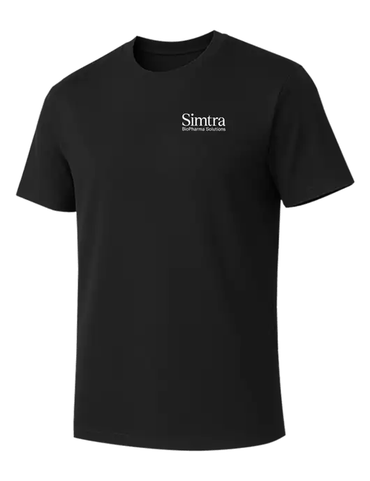 Allmade Deep Black Organic Cotton Tee w/Simtra Logo