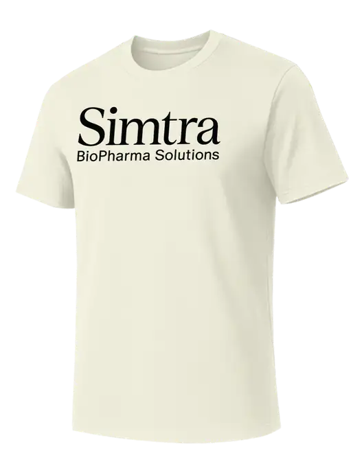 Allmade White Sand Organic Cotton Tee w/Simtra Logo