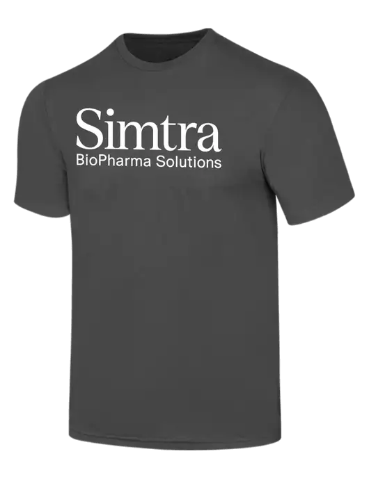 Simply Soft Charcoal 4.5oz  Poly/Combed Ring Spun Cotton T-Shirt w/Simtra Logo