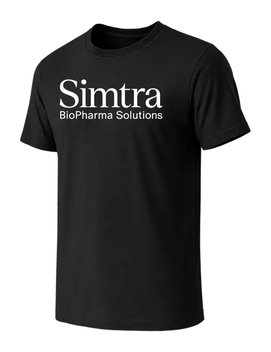 BELLA+CANVAS Black CVC Short Sleeve Tee w/Simtra Logo