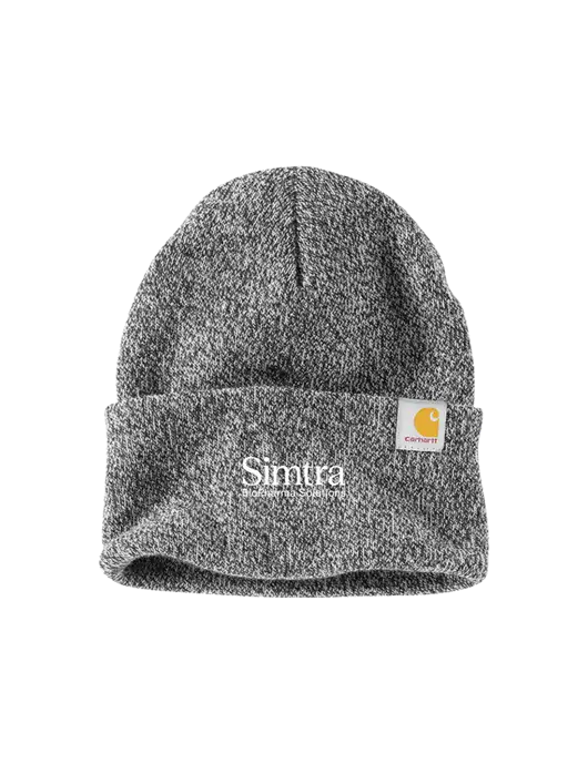 Carhartt Medium Grey Heather Watch Cap 2.0 w/Simtra Logo