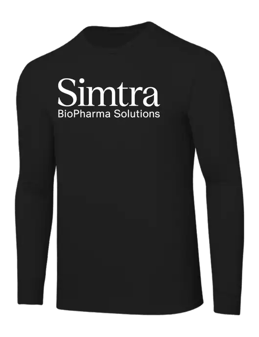 Core Blend Black Long Sleeve Tee w/Simtra Logo