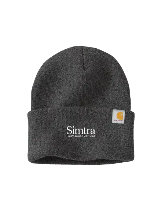 Carhartt Dark Grey Watch Cap 2.0 w/Simtra Logo