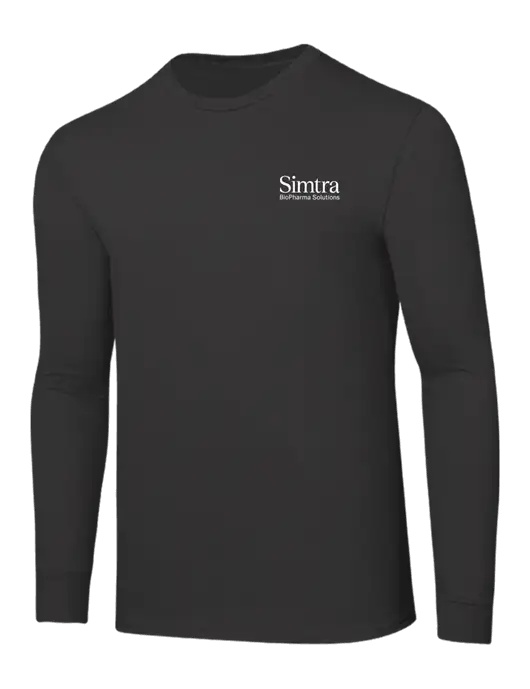 Core Blend Charcoal Grey Long Sleeve Tee w/Simtra Logo