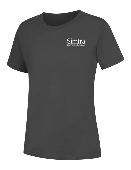 Womens Charcoal Core Blend Tee w/Simtra Logo
