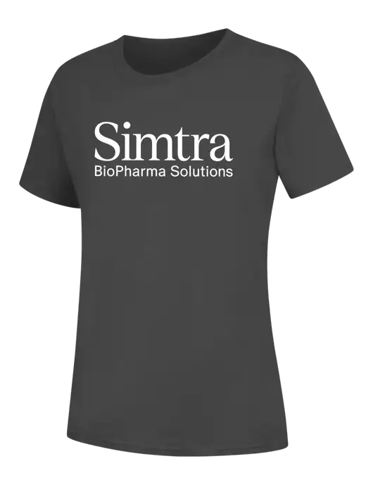 Womens Charcoal Core Blend Tee w/Simtra Logo