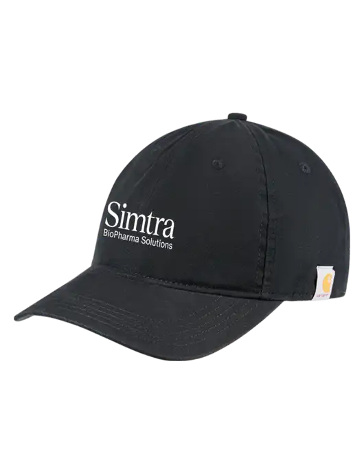 Carhartt Black Cotton Canvas Cap w/Simtra Logo