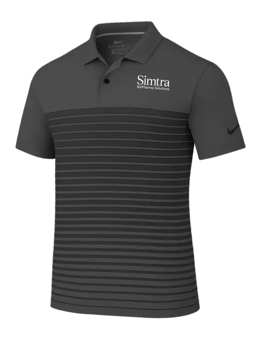Nike Dark Grey Dri-FIT Vapor Block Polo w/Simtra Logo