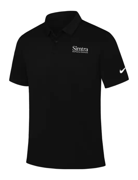 Nike Black Dry Essential Solid Polo w/Simtra Logo