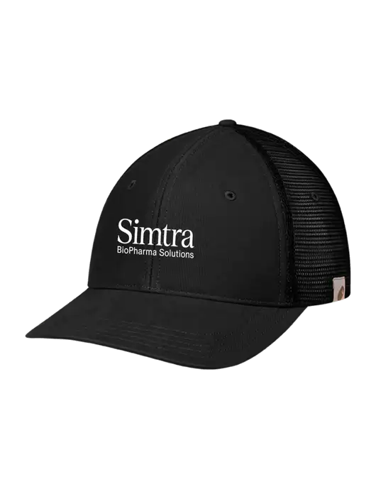 Carhartt Black Canvas Trucker Cap w/Simtra Logo