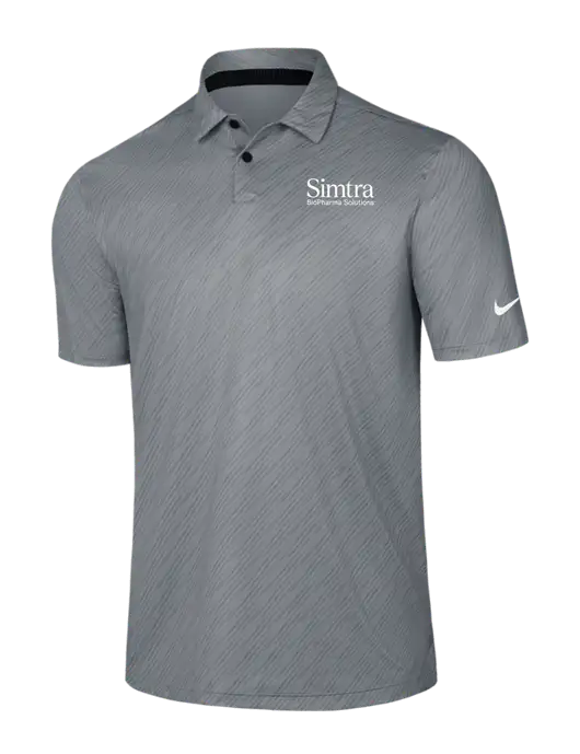Nike Medium Grey Vapor Dash Polo w/Simtra Logo