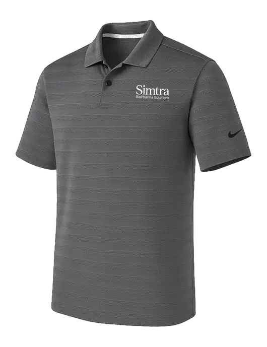 Nike Dark Medium Grey Dri-FIT Vapor Jacquard Polo w/Simtra Logo