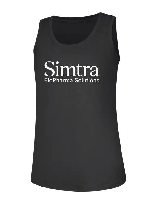Womens Black Frost Perfect Tri Racerback Tank w/Simtra Logo