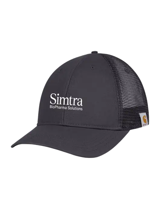 Carhartt Dark Grey Canvas Trucker Cap w/Simtra Logo
