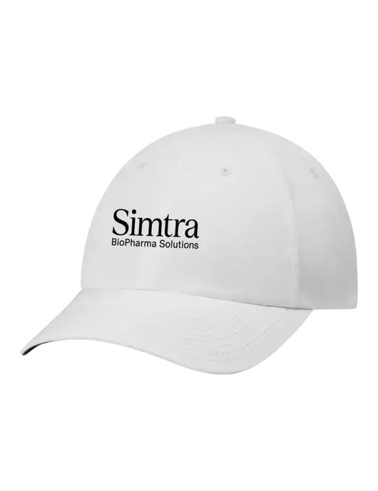 Richardson Relaxed Performance Lite White Cap w/Simtra Logo