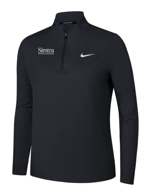Nike Black Womens Dri-FIT Element 1/2-Zip Pullover w/Simtra Logo