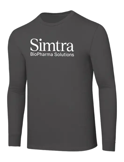 Seriously Soft Dark Grey Long Sleeve T-Shirt w/Simtra Logo